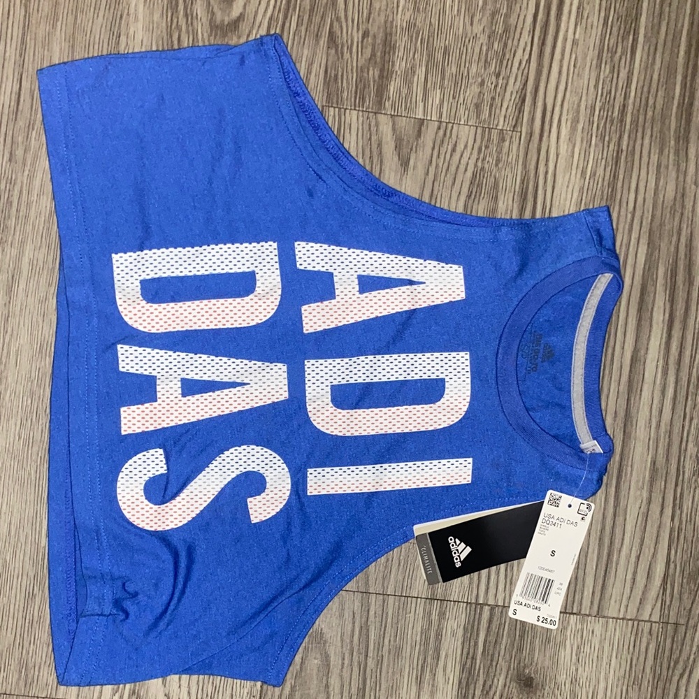 Adidas Vibrant Blue Sleeveless Top